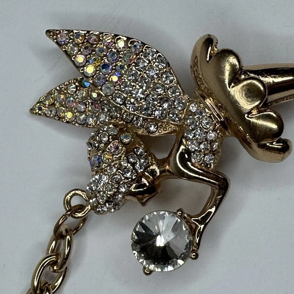 Rhinestone Fairy Keychain Or Purse‎ FOB